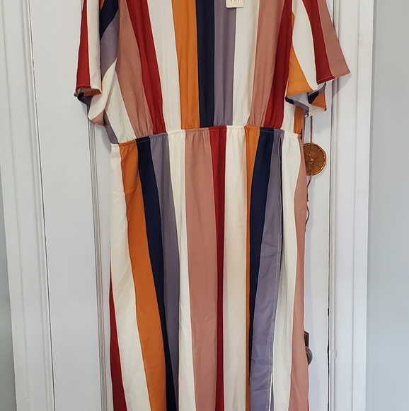 Colorful Striped Dress - Picture 2 of 2